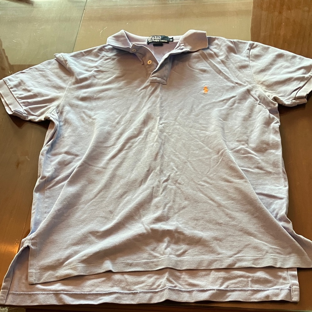 Polo by Ralph Lauren Men's Light Blue Polo Shirt